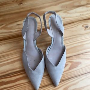 Next gray pointed heels